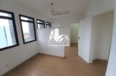 Sala comercial para alugar , 60m². bairro campo grande em santos