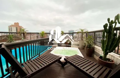 Cobertura com 5 quartos à venda na Rua Professor Torres Homem, Aparecida, Santos