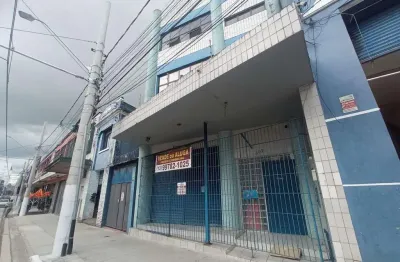 Loja/galpão com andar superior para escritório — locação no paquetá, santos/sp — ref. 1528