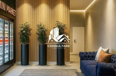 Studio garden em edifício alto padrão em são vicente, em construção cod 5434 cps