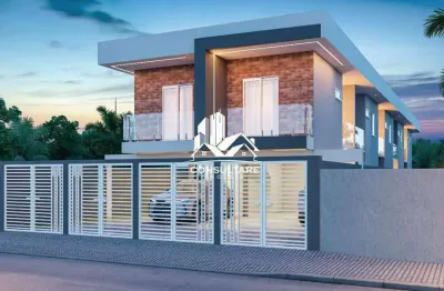 Casa sobreposta em villagio com 2 dormitórios a venda em são vicente