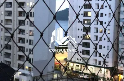 Apartamento com 2 quartos, vista para o mar, centro de são vicente – venda