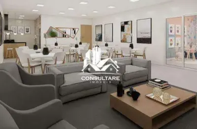 Apartamentos com 1 ou 2 dormitórios com lazer no bairro biquinha em são vicente - sp