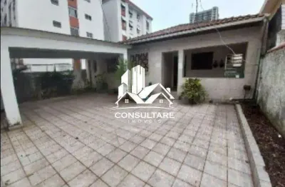 Casa à venda 3 dormitórios, 172m² terreno 9,30 por 46m². bairro aparecida em santos/sp.