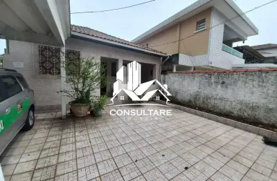 Casa à venda 3 dormitórios, 172m² terreno 9,30 por 46m². bairro aparecida em santos/sp.