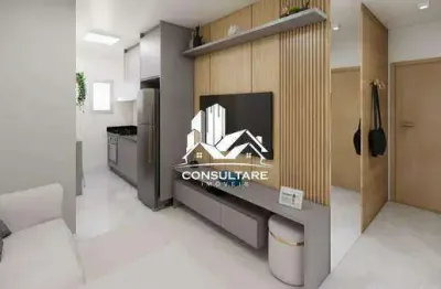 Apartamentos com 1 ou 2 dormitórios com lazer no bairro biquinha em são vicente - sp