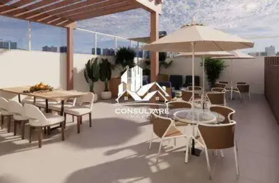 Apartamentos com 1 ou 2 dormitórios com lazer no bairro biquinha em são vicente - sp