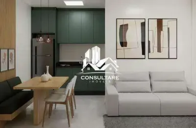 Apartamentos com 1 ou 2 dormitórios com lazer no bairro biquinha em são vicente - sp