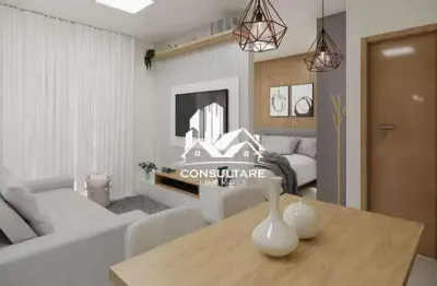 Apartamentos com 1 ou 2 dormitórios com lazer no bairro biquinha em são vicente - sp