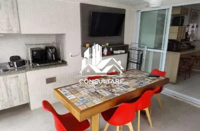 Apartamento 3 suítes, 189m² , 3 vagas demarcadas, à venda bairro ponta da praia , santos/sp.