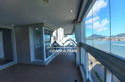 Apartamento 3 suítes, 189m² , 3 vagas demarcadas, à venda bairro ponta da praia , santos/sp.