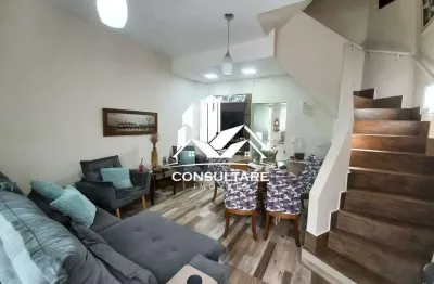 Casa com 3 dormitórios à venda, 89 m² por r$ 750.000,00 - campo grande - santos/sp.