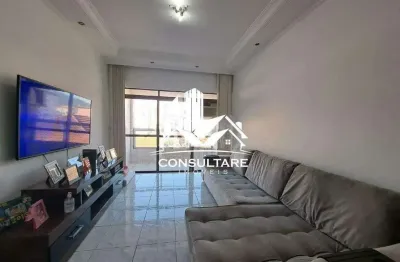 Apartamento reformado de 3 dormitórios no campo grande – 117m² com varanda - cód 5638rsn
