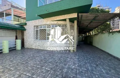 Sobrado com 5 dormitórios para alugar, 291 m² por r$ 9000/mês - embaré - santos