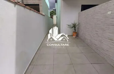 Casa estilo sobrado 78m². localizada no bairro do embaré , santos/sp., 2 dormitórios, entrada independente, 1 vaga de garagem;