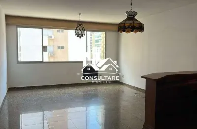 Apartamento com 3 dormitórios e dependência, 2 vagas, gonzaga - santos cod:5816 cps