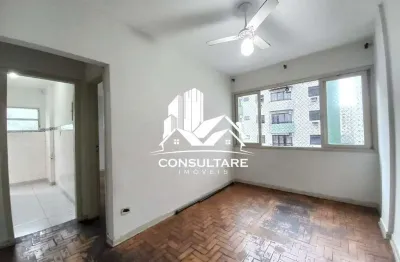 Aluguel Apartamento 1 Quarto, Bairro Gonzaguinha, São Vicente/SP, uma quadra da praia.