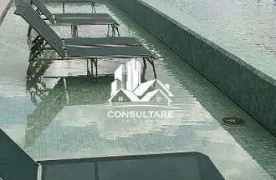 Lindo Apartamento 2 dormitórios, Mobiliado com Área de Lazer Completa - Aparecida/Santos - REF: 5952RM