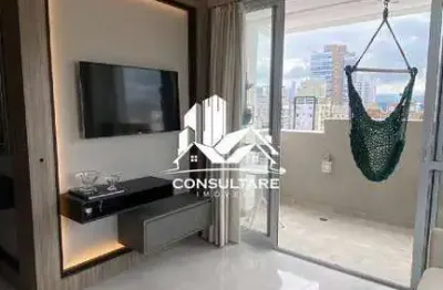 Lindo Apartamento Mobiliado em Andar Alto - Gonzaga/Santos - REF: 5951RM