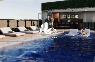 Apartamento em Construção com 1 dormitório, área de lazer , na Encruzilhada em Santos Cod: 6036 CPS