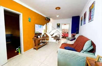 Casa 3 dorm, Suíte e Garagen fechada - Vila Mathias - Santos - R$ 680.000.00 - Cod 6054_RSN