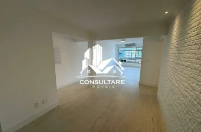 Apartamento 3 dormitórios com suíte, frente, vista mar em Santos