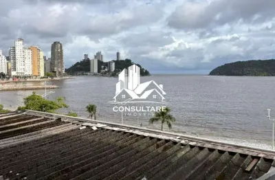 Apartamento à venda com 1 dormitório — 35 m² — Gonzaguinha — São Vicente — Frente ao mar - Cód 6061RSN