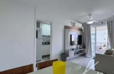 Excelente 2 quartos 1 suíte mobiliado andar alto - barra da tijuca