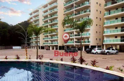Apartamento com 2 dormitórios à venda, 82 m² por r$ 490.000 - cidade jardim - caraguatatuba/sp