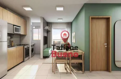 Apartamento com 2 dormitórios à venda, 36 m² por r$ 278.000,00 - jardim morumbi - são josé dos campos/sp