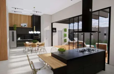 Casa em condomínio para venda em uberlândia, shopping park, 3 dormitórios, 3 suítes, 1 banheiro, 2 vagas