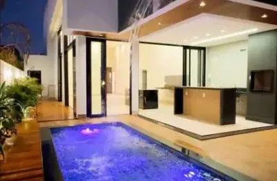 Casa em condomínio para venda em uberlândia, granja marileusa, 3 dormitórios, 3 suítes, 2 banheiros, 4 vagas
