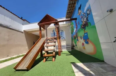Casa perfeita para família, área de lazer completa, 02 dorm e 01 suíte, no centro  -  bertioga