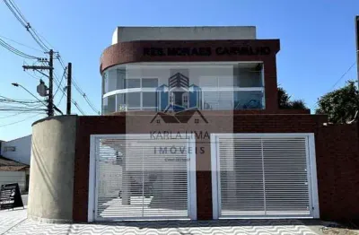 Casa nova à venda com 02 dorm, 01 banheiro, 01 vaga. em anhanguera  -  praia grande