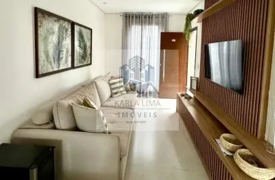 Vende-se casa de condomínio 02 dormitórios, sendo 01 suíte, 01 wc social, sacada, com 62m². em riviera  -  bertioga