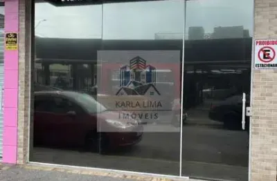 Aluga-se loja / salão com 01 wc social, e 60m². em boqueirão  -  praia grande