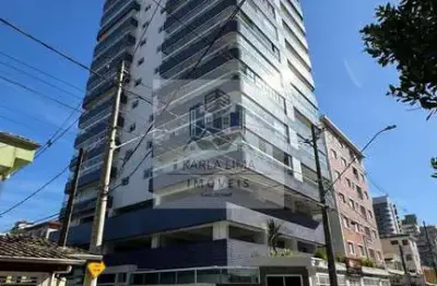 Lindo apartamento à venda com 02 dormitórios, 01 suíte, 02 vagas e lavabo, em boqueirão  -  praia grande