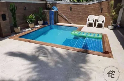 Casa em condomínio com 4 quartos,  piscina, choperia  à venda por r$ 1.000.000 - vargem grande - rio de janeiro/rj