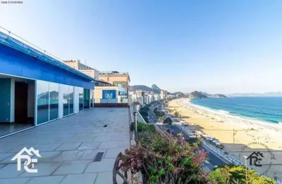 Venda-cobertura linear - copacabana - posto 4 cobertura de  frente com  425m