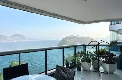 Apartamento com 4 dormitórios à venda, 320 m² por r$ 2.800.000,00 - boa viagem - niterói/rj