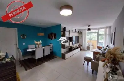 Apartamento com 3 dormitórios à venda, 120 m² por r$ 790.000,00 - itaipu - niterói/rj