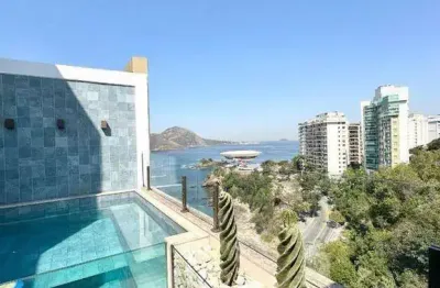 Cobertura com 3 quartos à venda, 259 m² por r$ 3.450.000 - ingá - niterói/rj