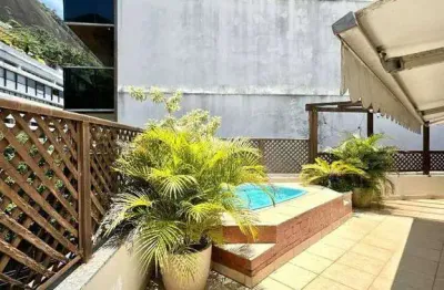 Cobertura com 3 dormitórios à venda, 230 m² por r$ 1.889.000,00 - lagoa - rio de janeiro/rj