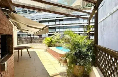 Cobertura com 3 dormitórios à venda, 230 m² por r$ 1.889.000 - lagoa - rio de janeiro/rj