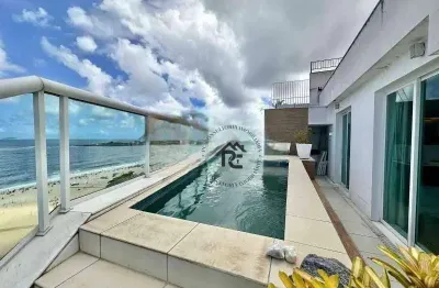 Venda-cobertura à venda  - linear - na avenida atlântica, copacabana, rio de janeiro 4 quartos 531m²