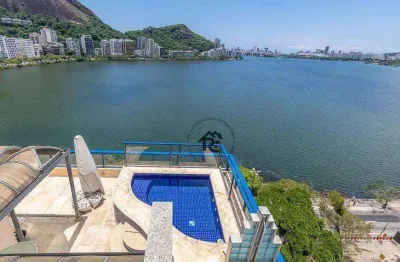 Cobertura com 4 quartos à venda, 495 m² por r$ 8.990.000 - lagoa - rio de janeiro/rj
