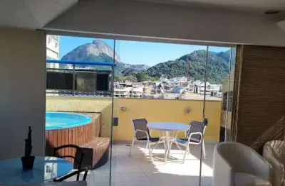 Cobertura com 3 quartos à venda, 173 m² por r$ 2.450.000 - jardim botânico - rio de janeiro/rj