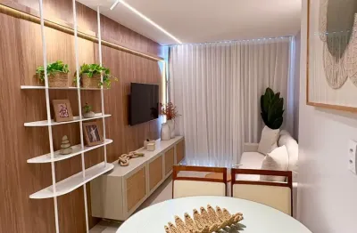 Apartamento 2 quartos sendo 1 suíte, mobiliado, projetado e decorado no bessa!