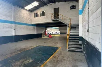 Galpão comercial disponível para locação na vila luzita, em santo andré.