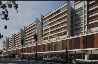 Trix Tamboré - Apartamento com 1 dormitório para alugar, 50 m² - locação